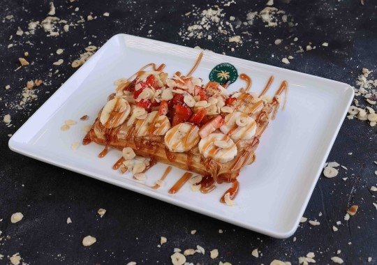KARAMEL BİSKÜVİLİ WAFFLE